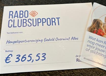 Topresultaat voor Rabo ClubSupport actie